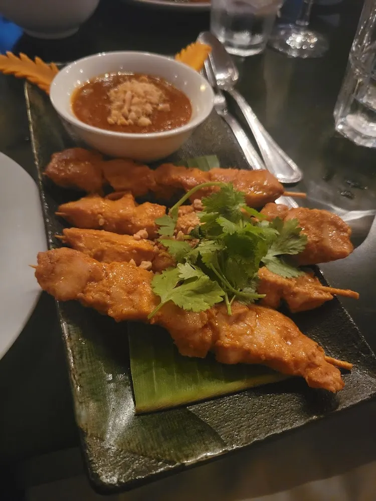 Brochettes Thai Poulet