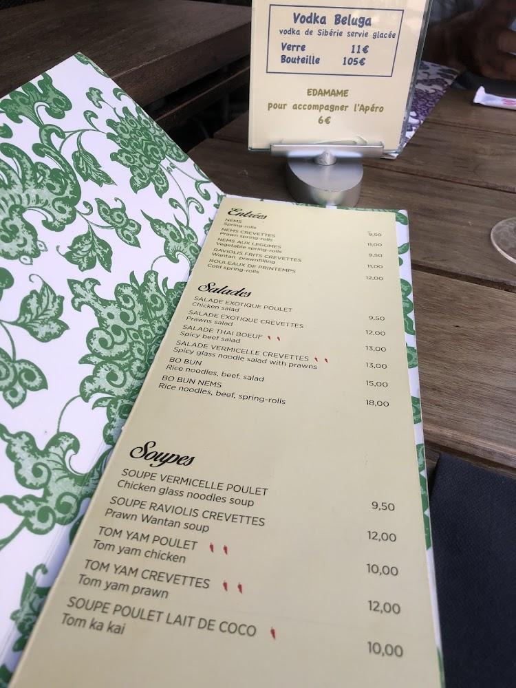 Restaurant Le Pousse-Pousse - Menu Image 2